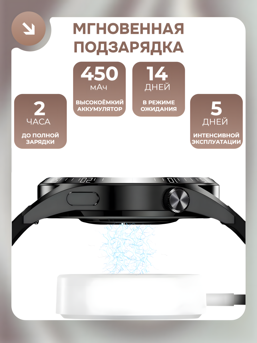 Смарт-часы Smart Watch GT 4 MAX — изображение 3